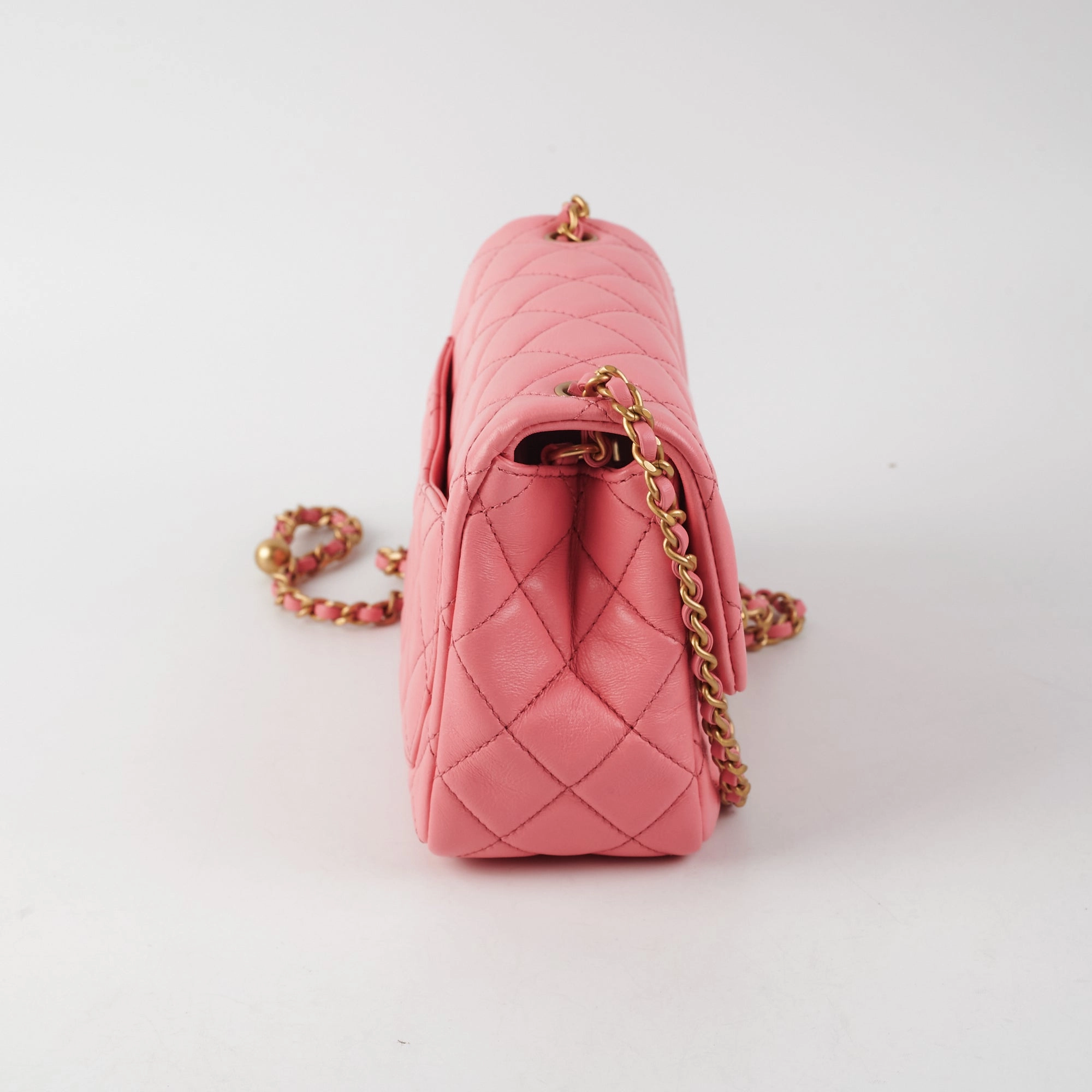 ITEM 9 - Chanel Mini Square Pink Microchipped