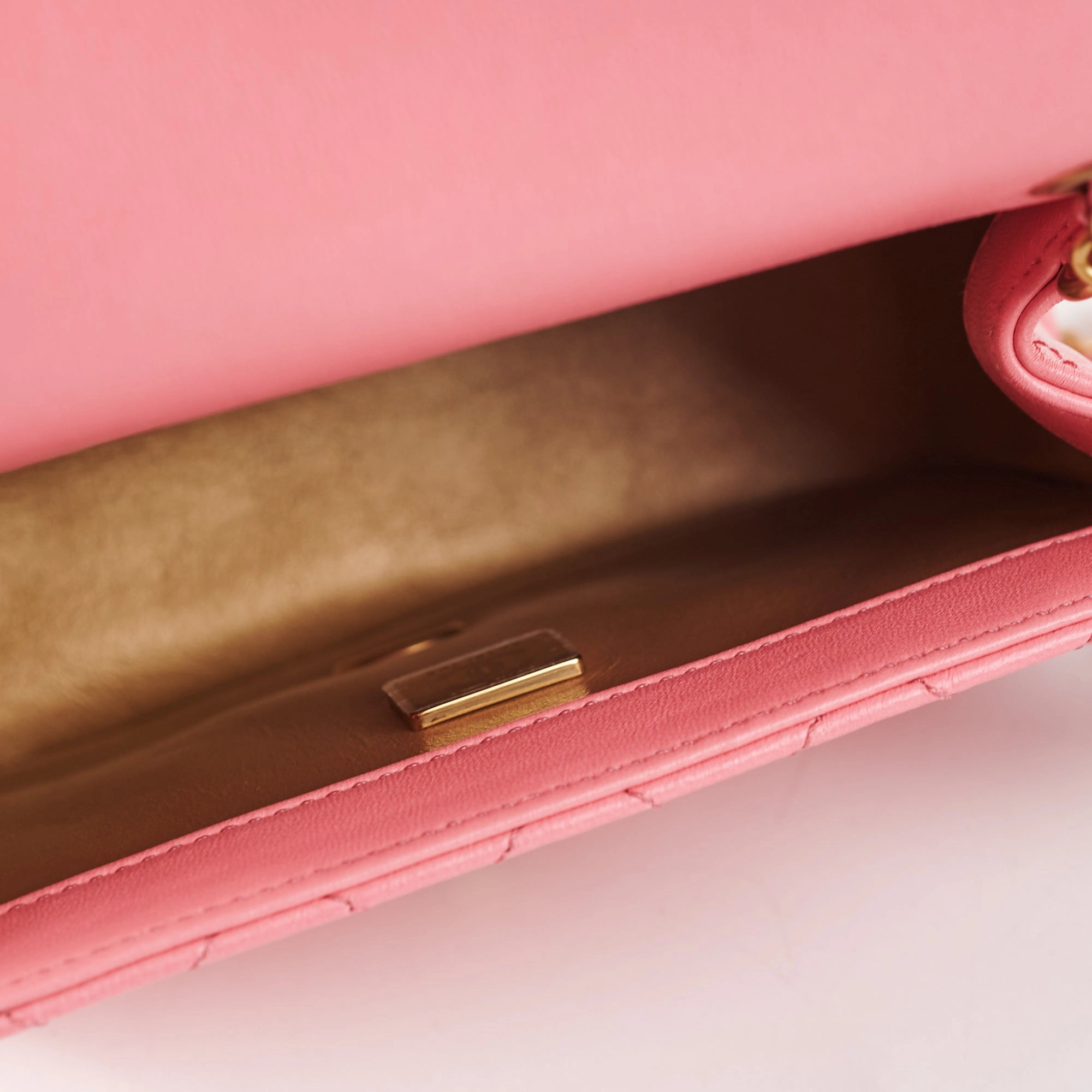 ITEM 9 - Chanel Mini Square Pink Microchipped