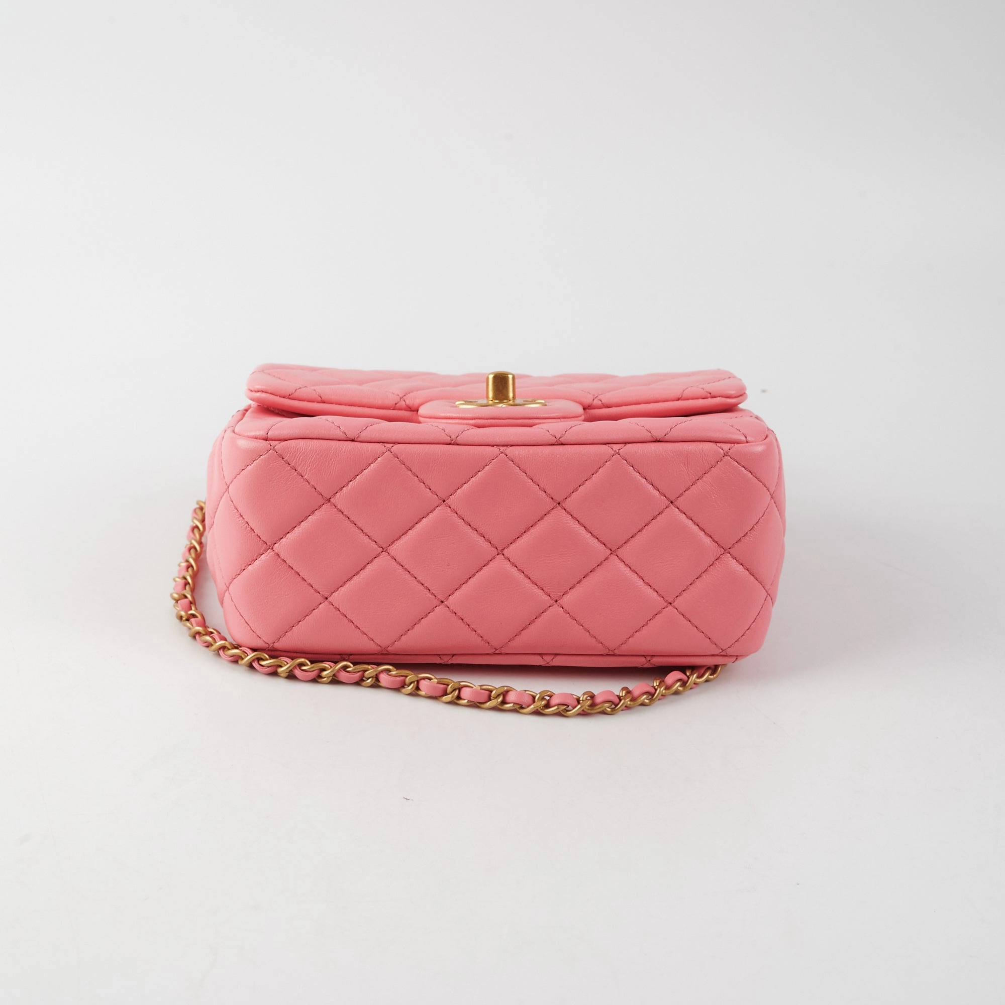 ITEM 9 - Chanel Mini Square Pink Microchipped