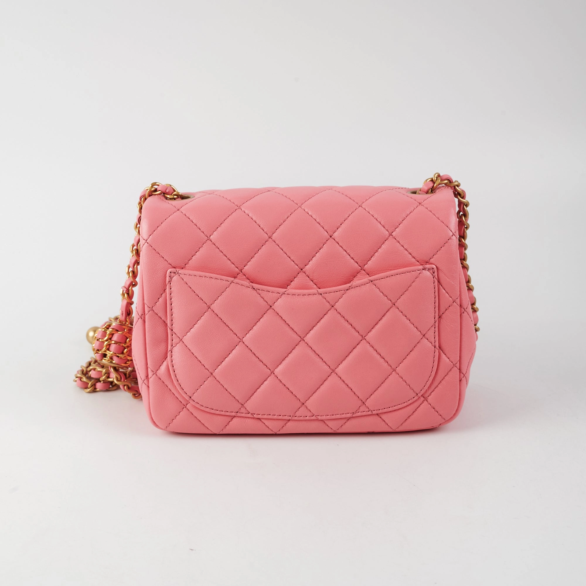 ITEM 9 - Chanel Mini Square Pink Microchipped