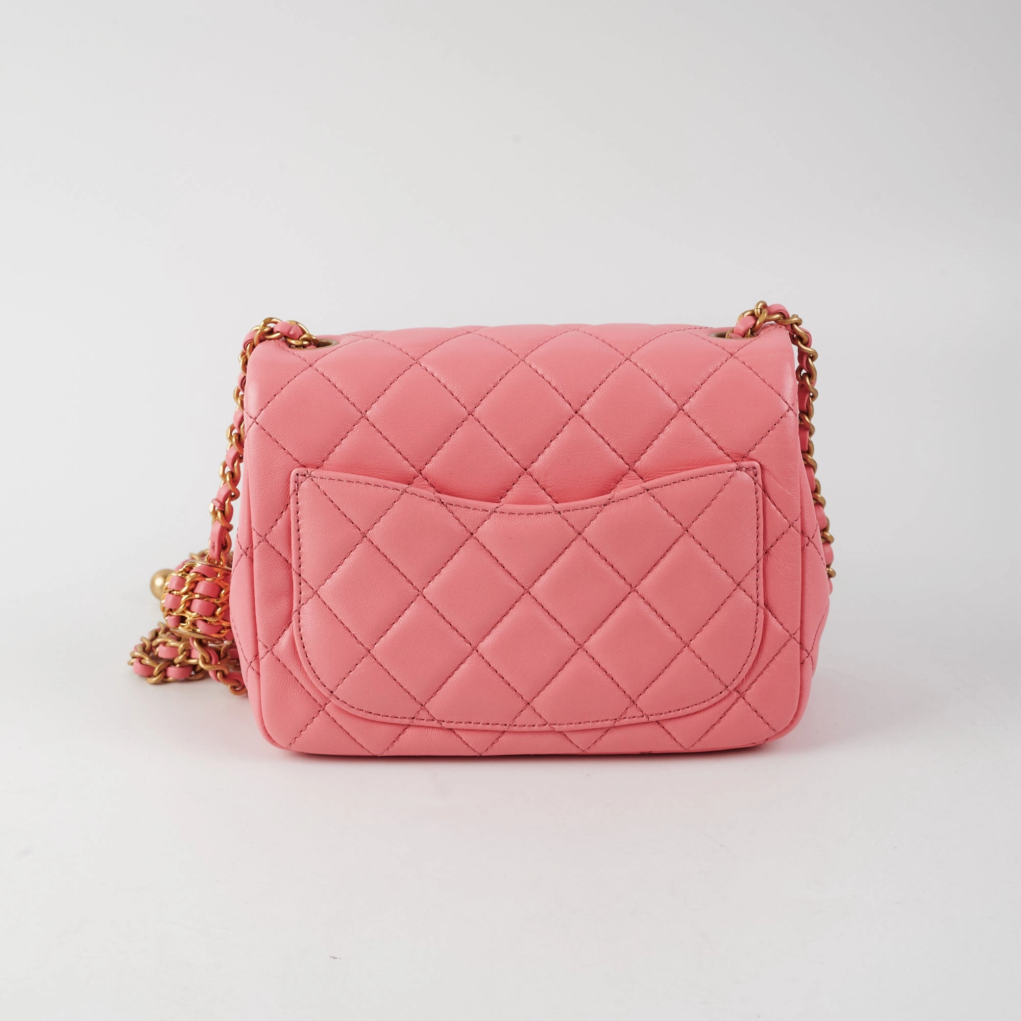 ITEM 9 - Chanel Mini Square Pink Microchipped