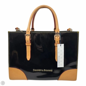 Janine Patent Handbag Designer By Dooney And Bourke, Size: Medium