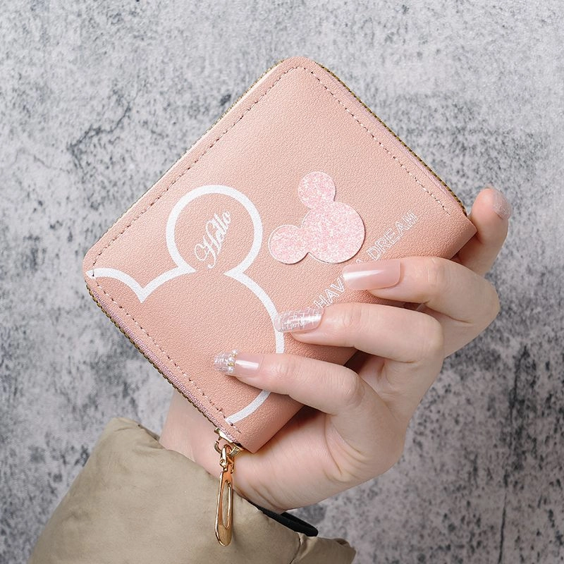 Japan and Korea cute cartoon short wallet