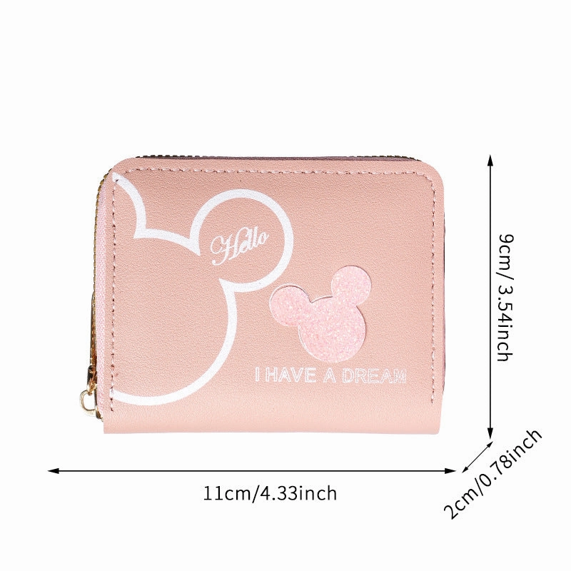 Japan and Korea cute cartoon short wallet