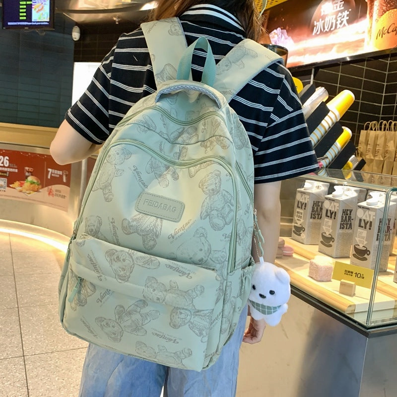 Japanese backpack casual school bag waterproof bag