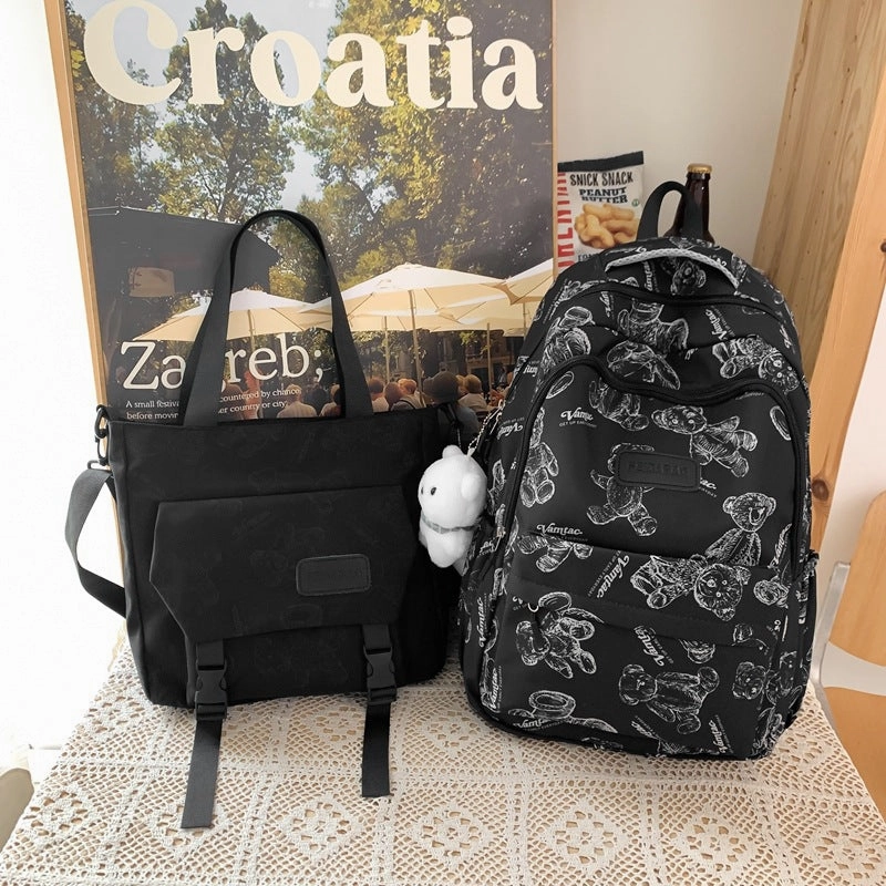 Japanese backpack casual school bag waterproof bag