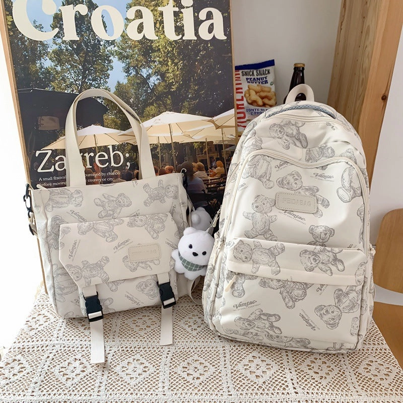 Japanese backpack casual school bag waterproof bag
