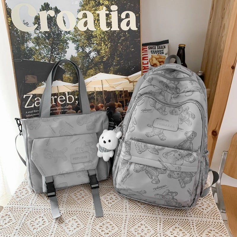Japanese backpack casual school bag waterproof bag