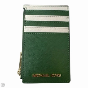 Jet Set Card Case Wallet Leather By Michael By Michael Kors, Size: Small