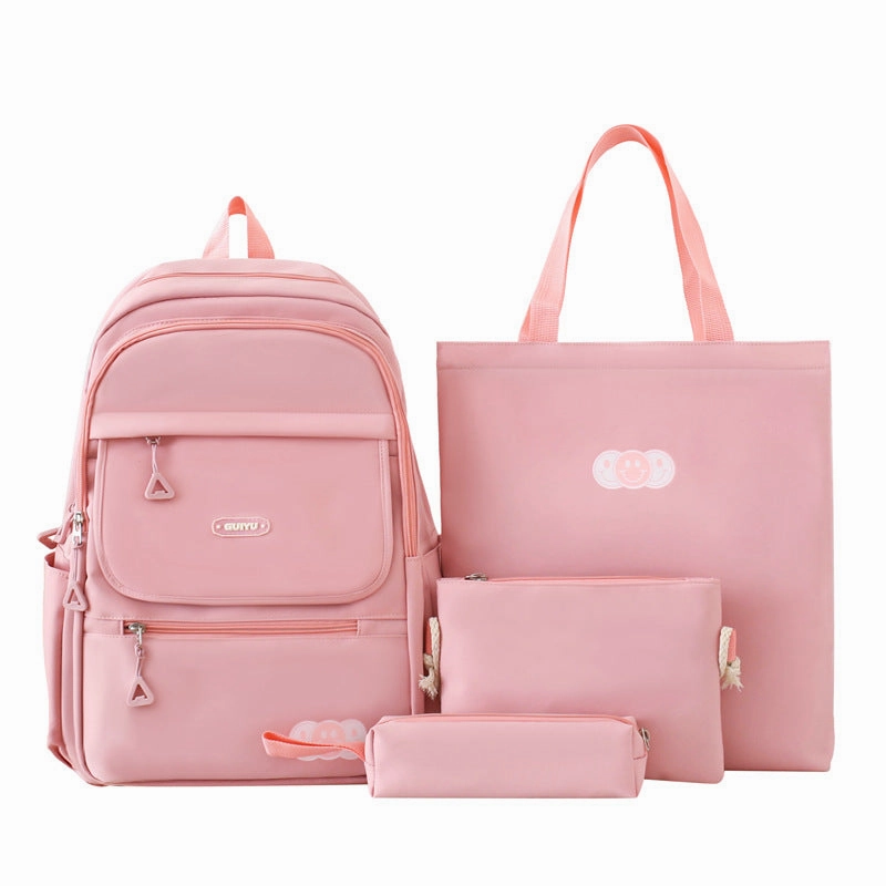Junior high school students 4-piece large capacity backpack