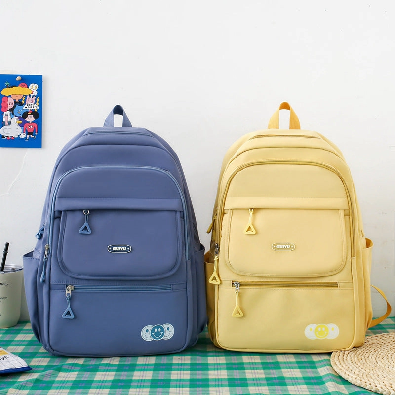 Junior high school students 4-piece large capacity backpack