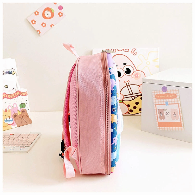 Kindergarten baby lion backpack
