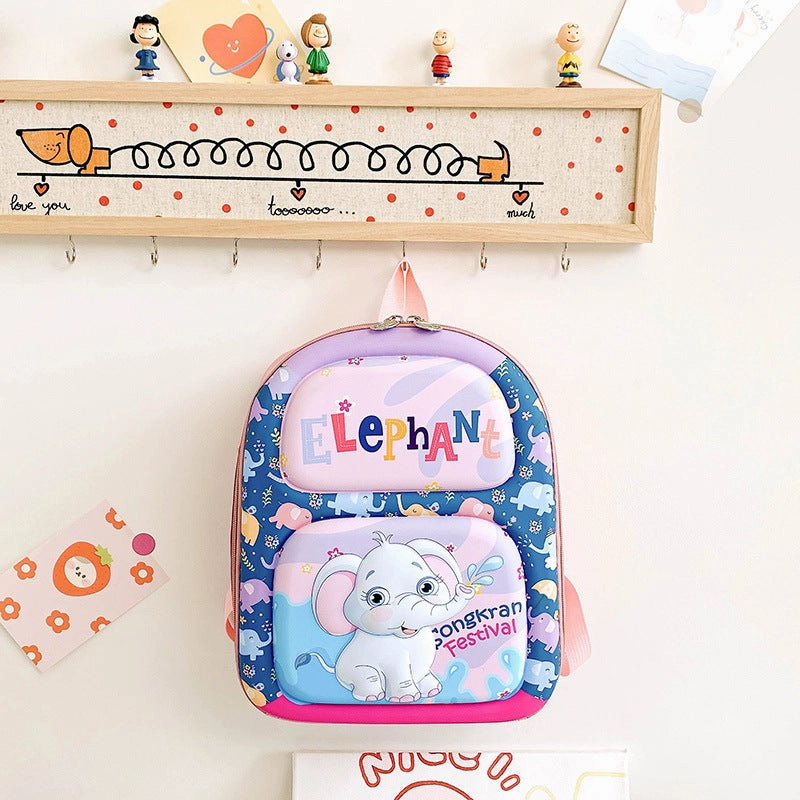 Kindergarten baby lion backpack