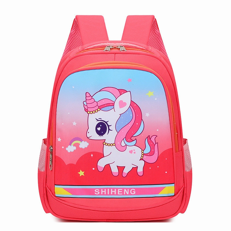 Kindergarten weight-reducing breathable backpack