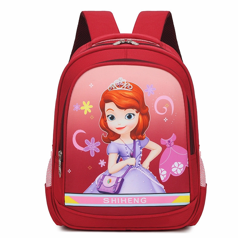 Kindergarten weight-reducing breathable backpack
