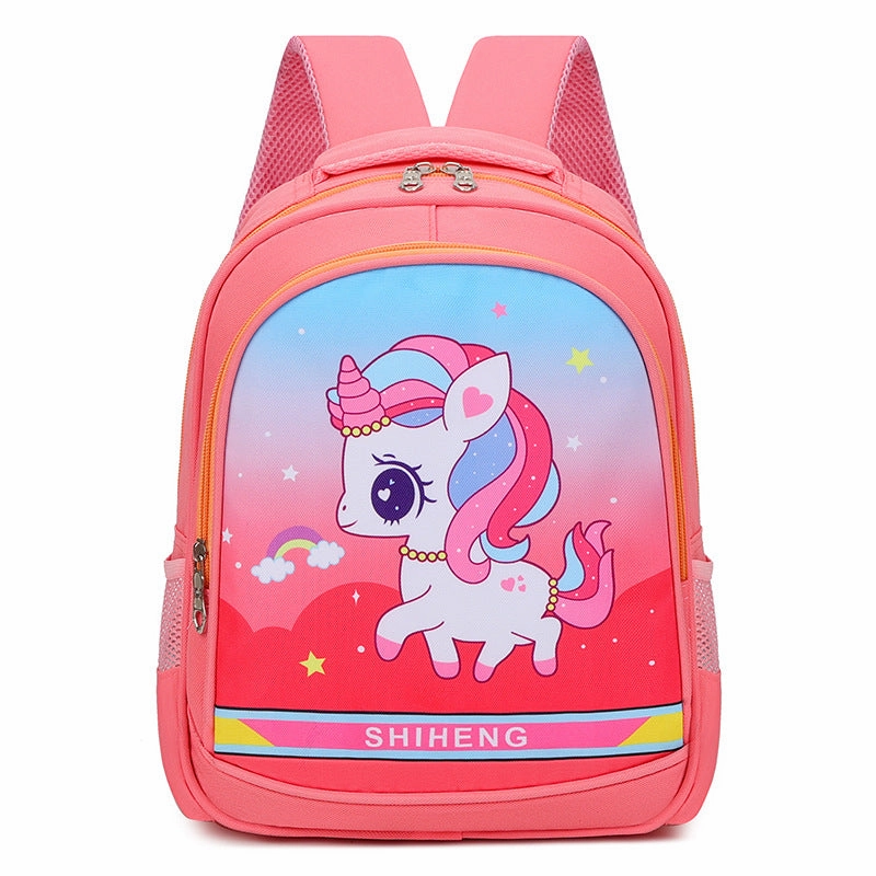 Kindergarten weight-reducing breathable backpack