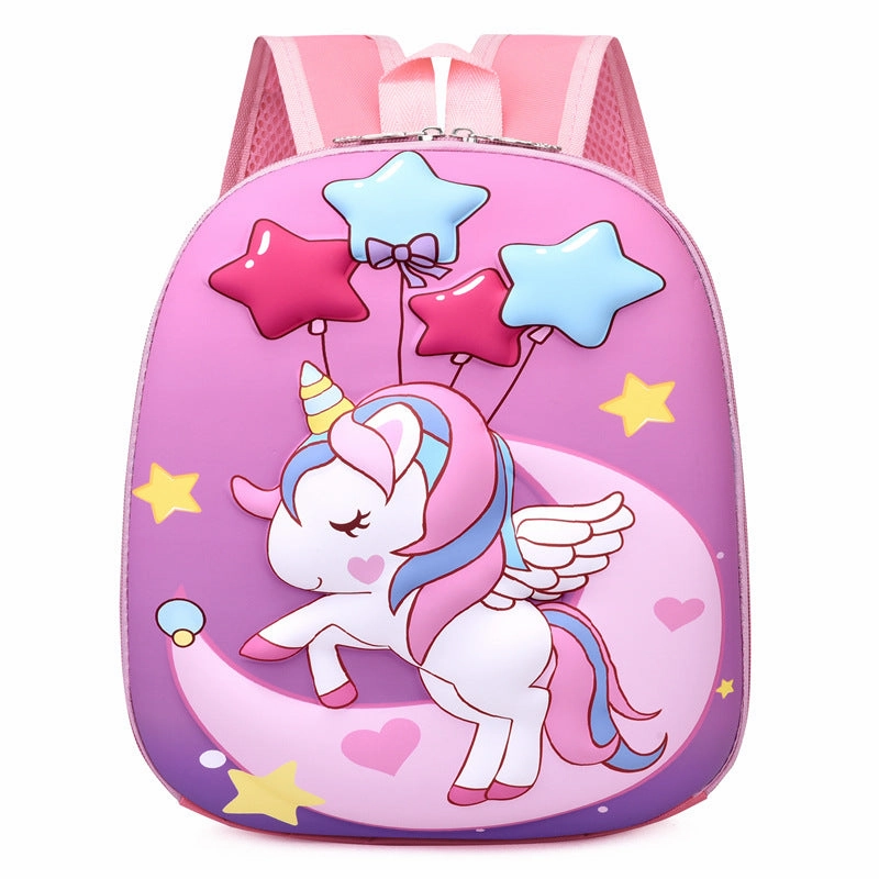 Kindergarten weight-reducing breathable eggshell backpack