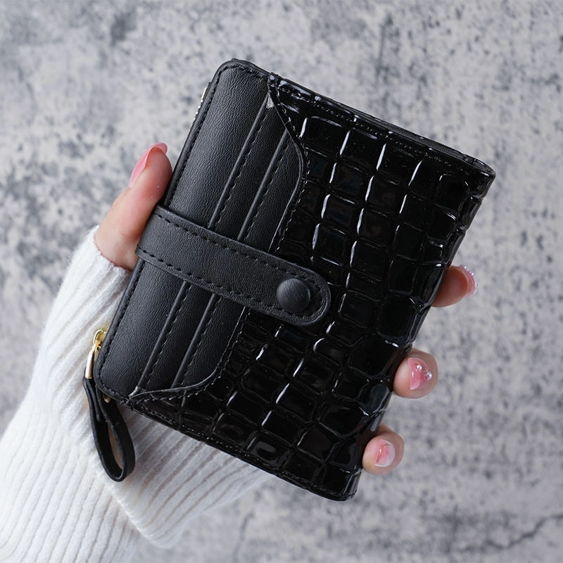 Korean version card bag zipper multi-card wallet