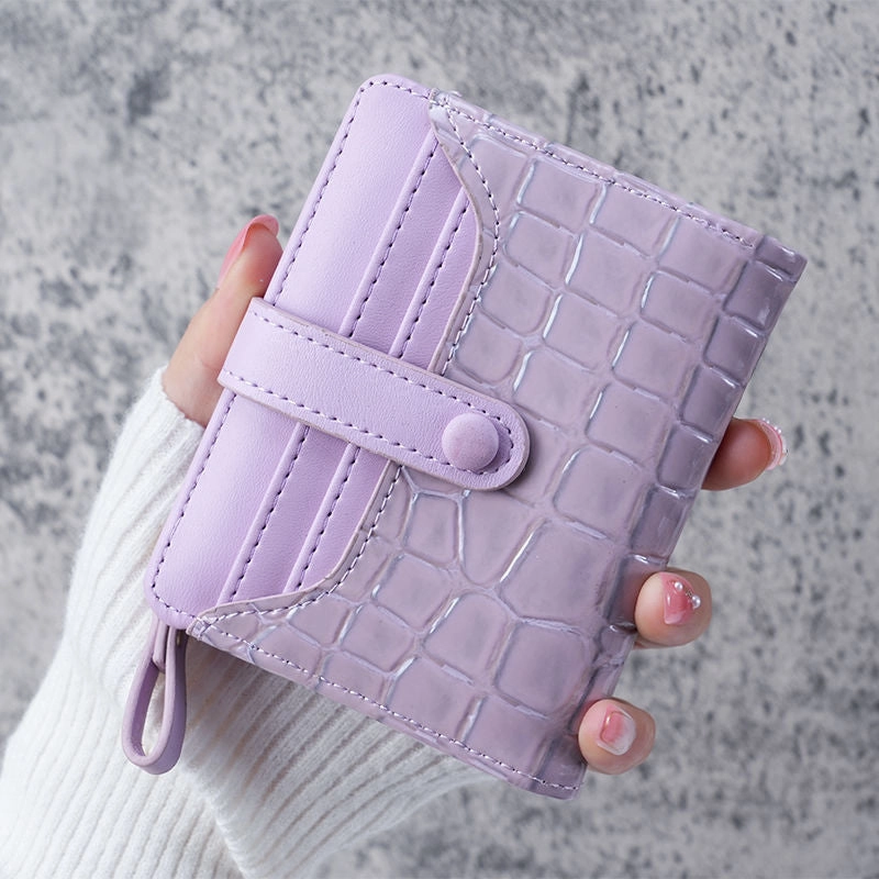 Korean version card bag zipper multi-card wallet