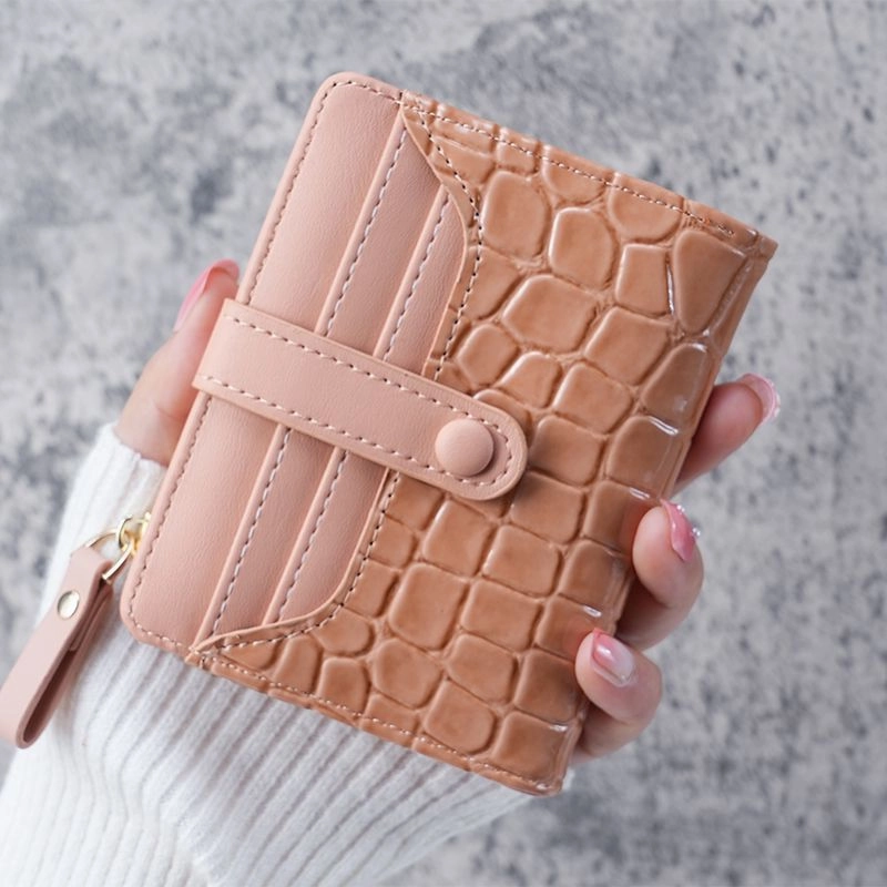 Korean version card bag zipper multi-card wallet