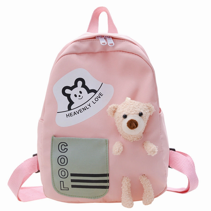 Korean version of bear primary school student backpack