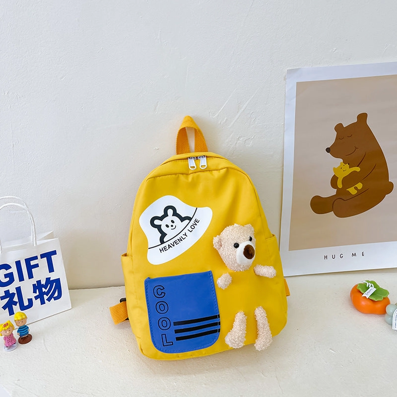 Korean version of bear primary school student backpack