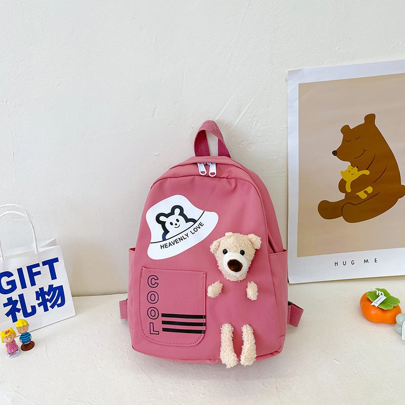 Korean version of bear primary school student backpack