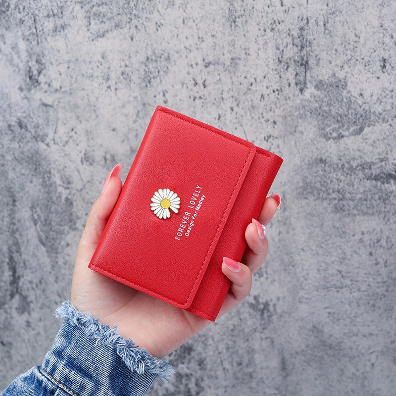 Korean version of daisy short wallet