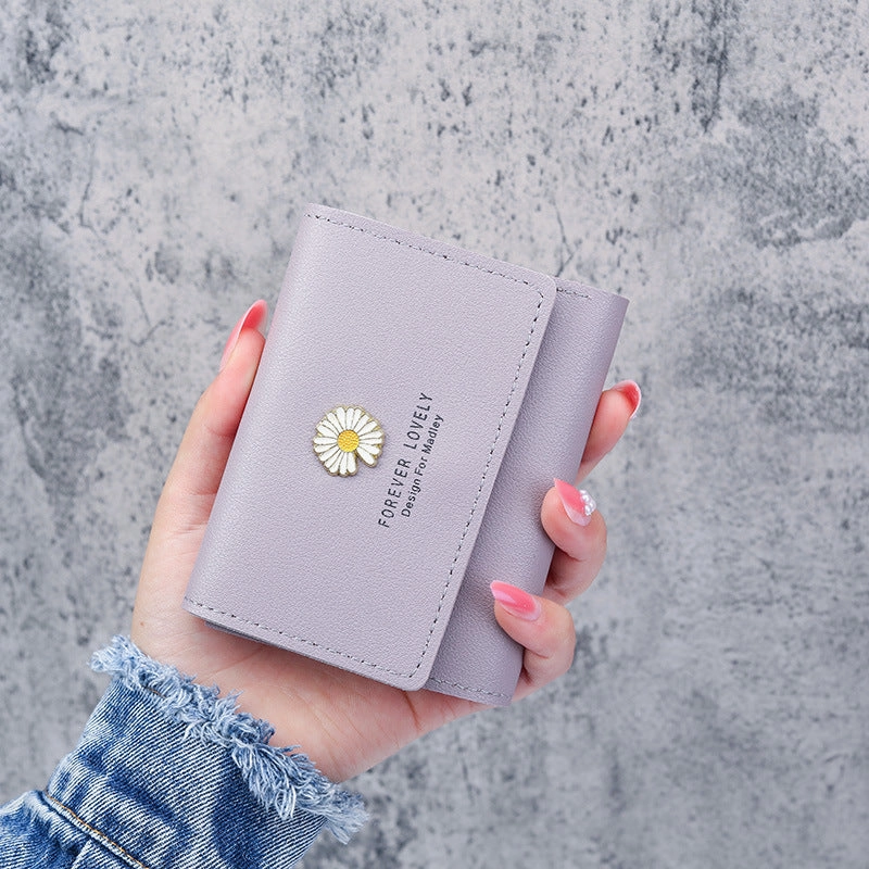 Korean version of daisy short wallet