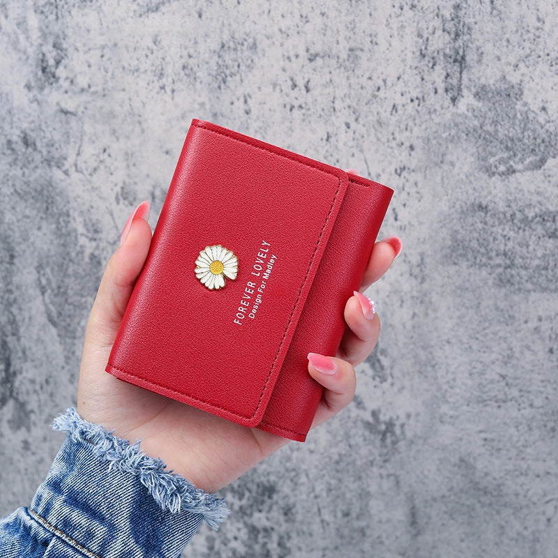 Korean version of daisy short wallet