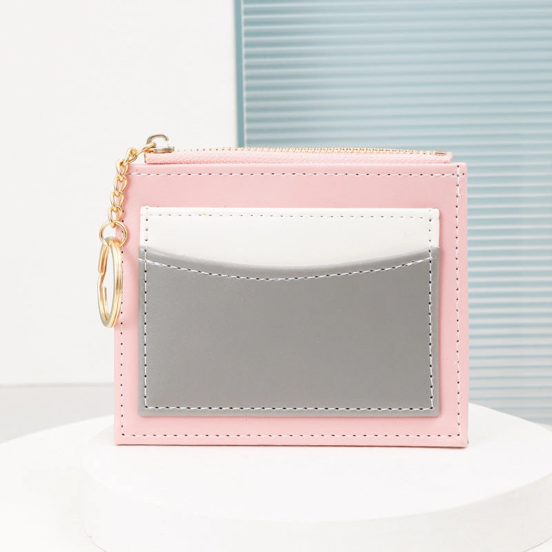 Korean version zipper mini change purse