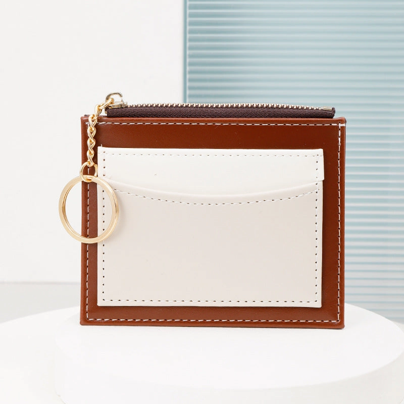 Korean version zipper mini change purse