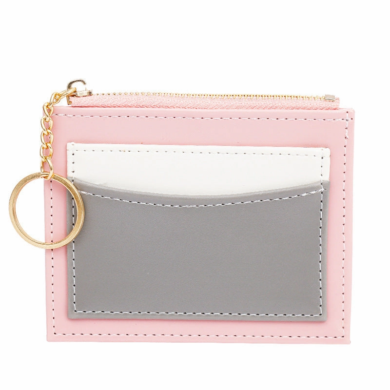 Korean version zipper mini change purse