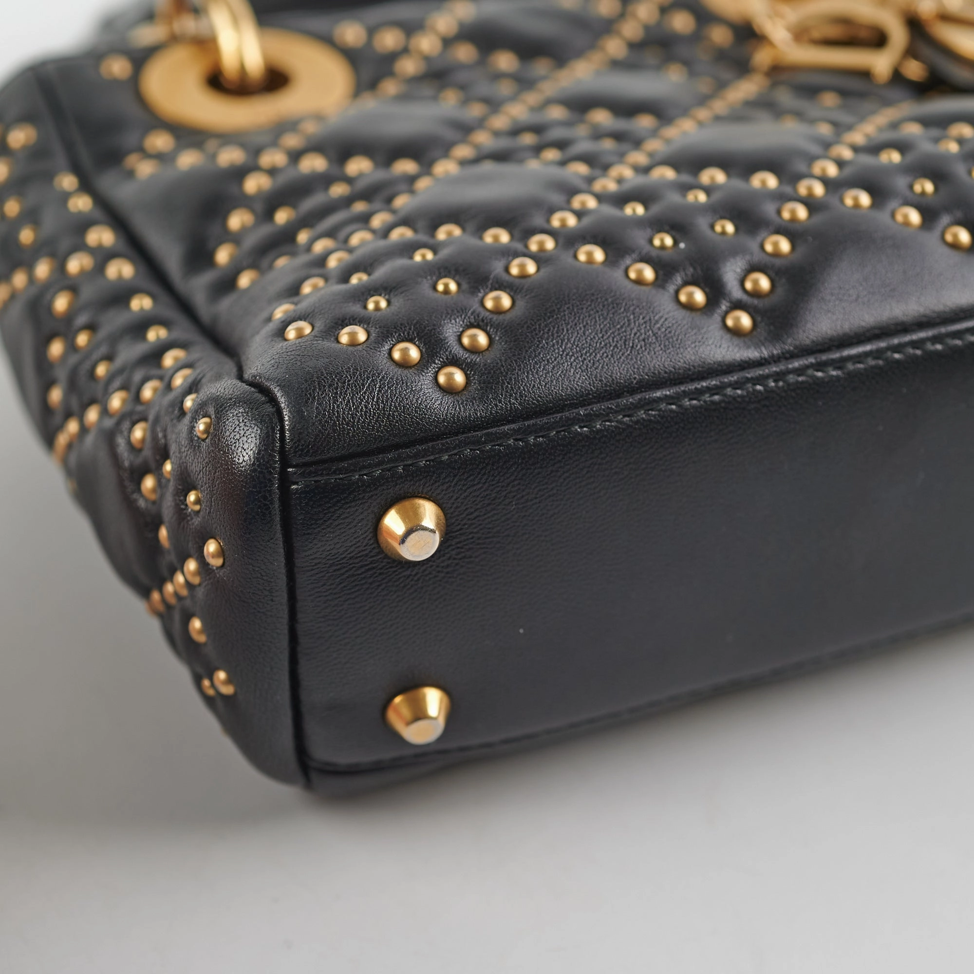 Lady Dior Studded Black Mini