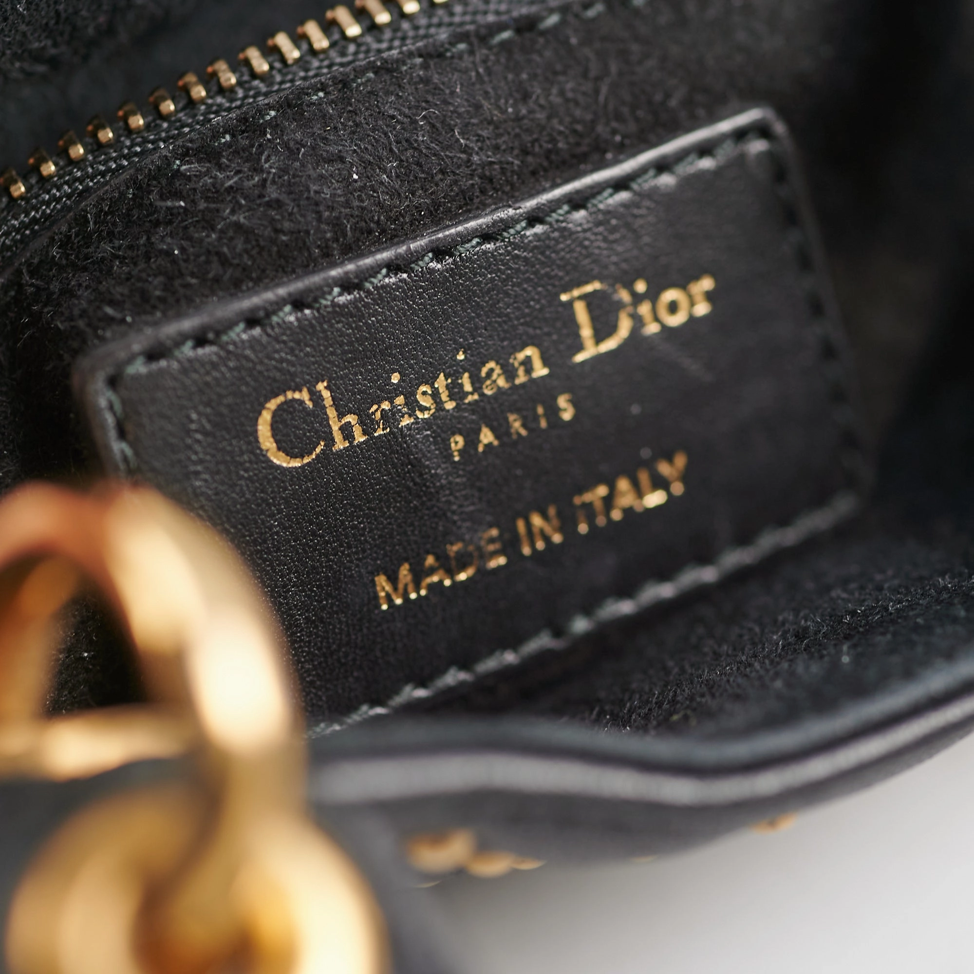 Lady Dior Studded Black Mini