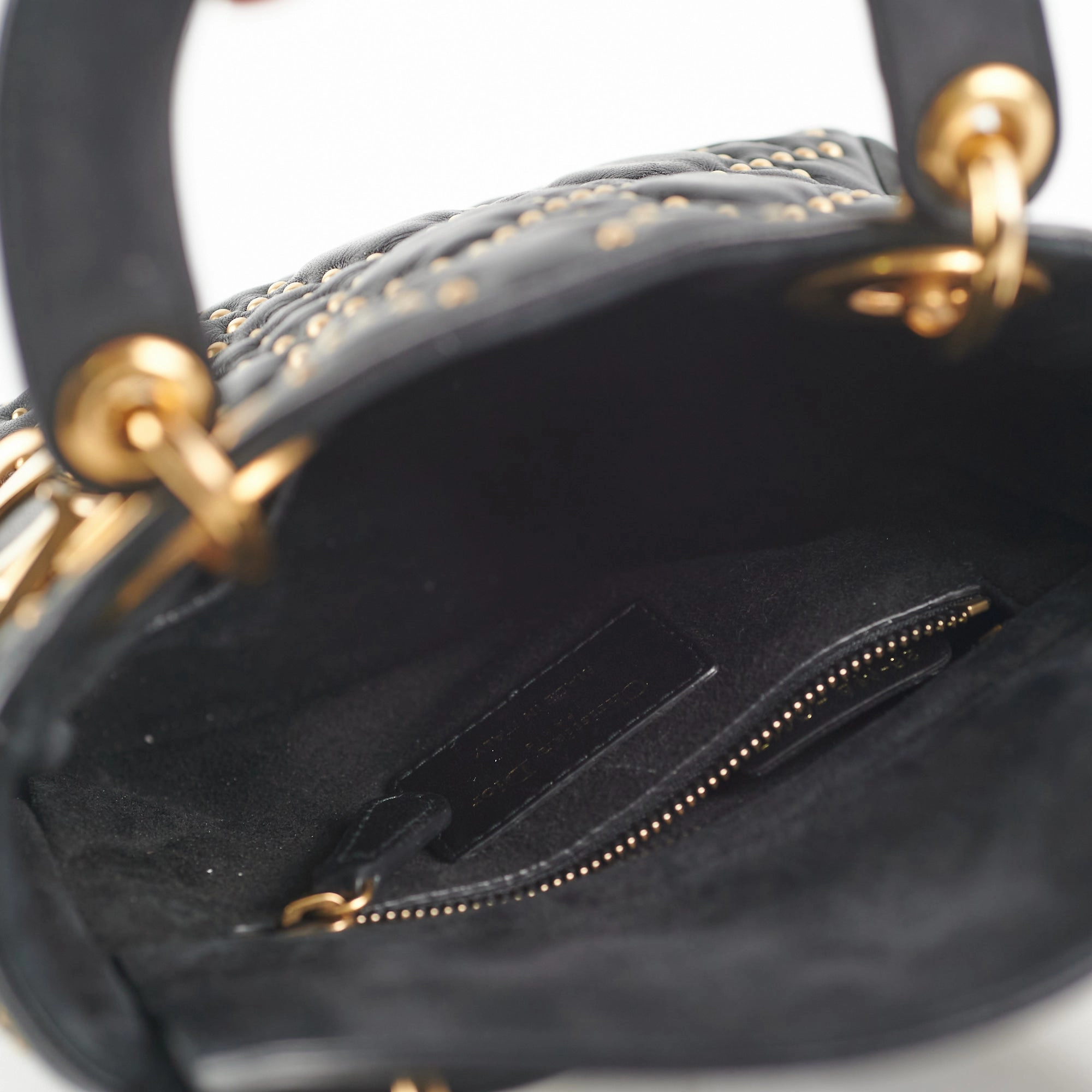 Lady Dior Studded Black Mini