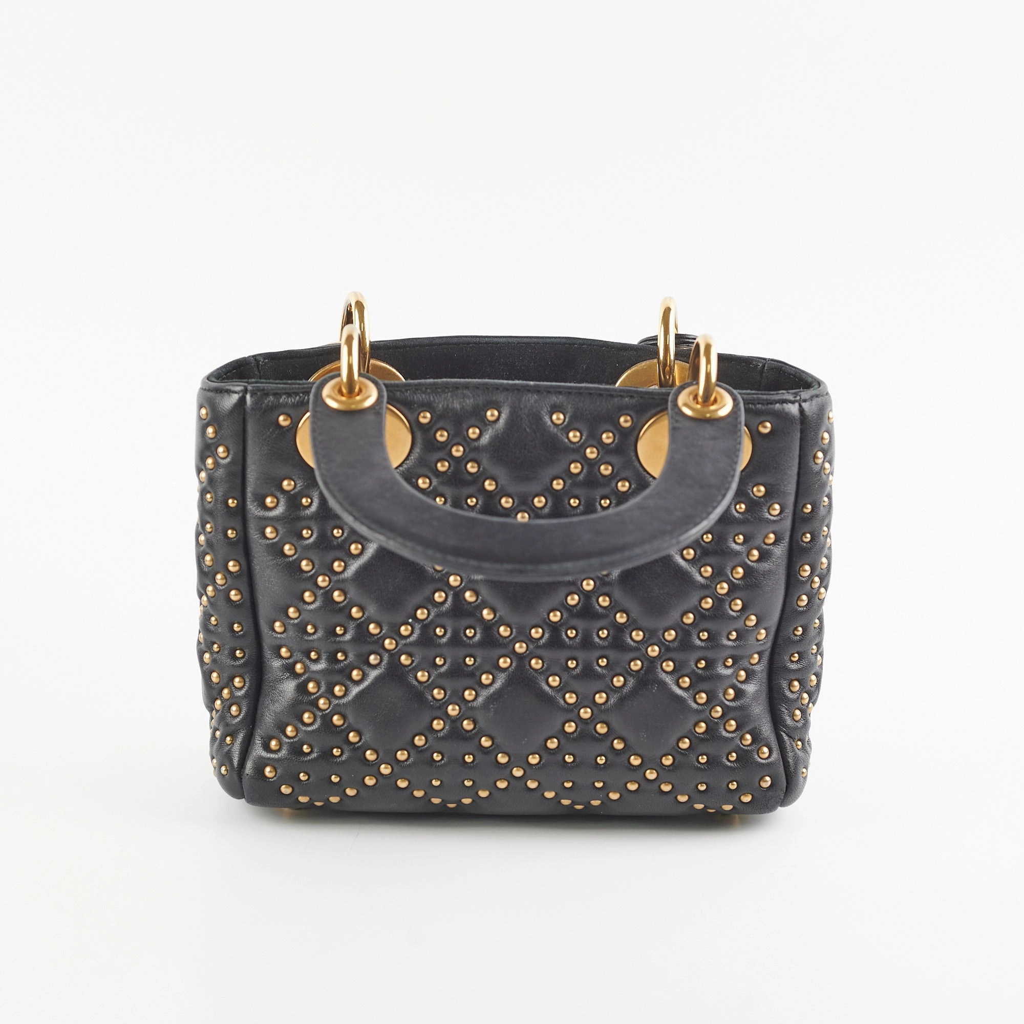 Lady Dior Studded Black Mini
