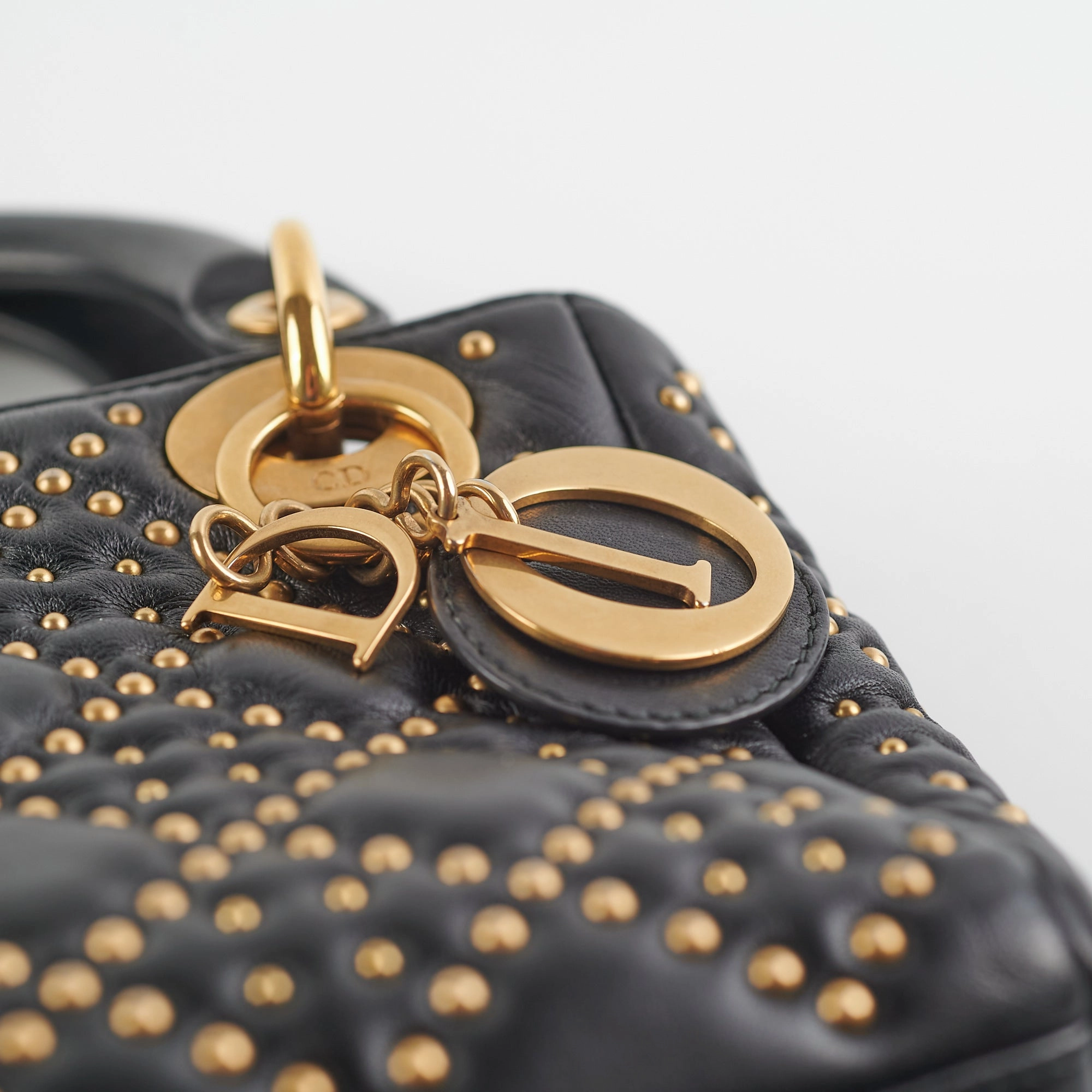 Lady Dior Studded Black Mini