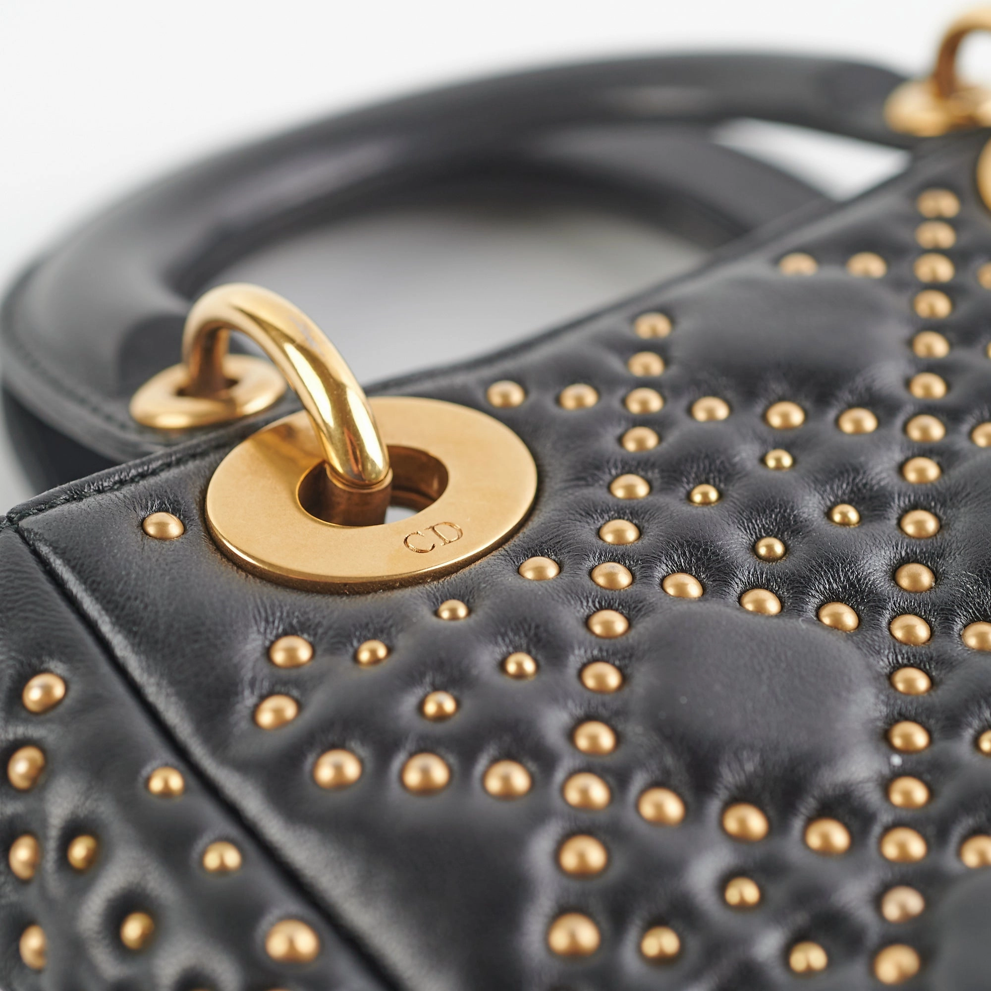 Lady Dior Studded Black Mini