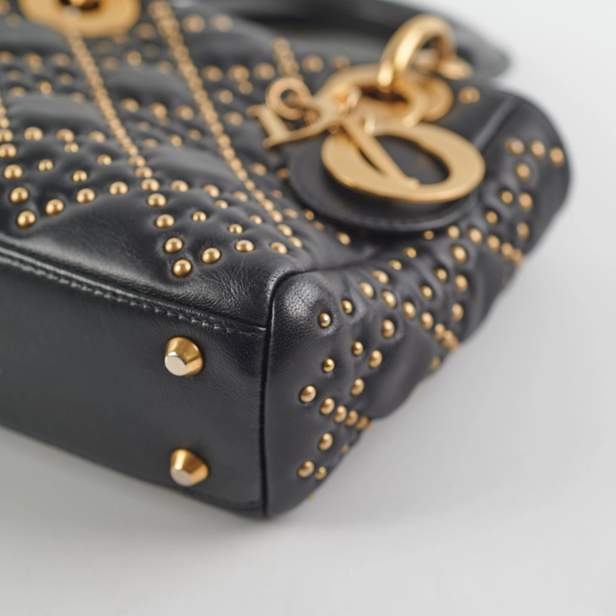 Lady Dior Studded Black Mini