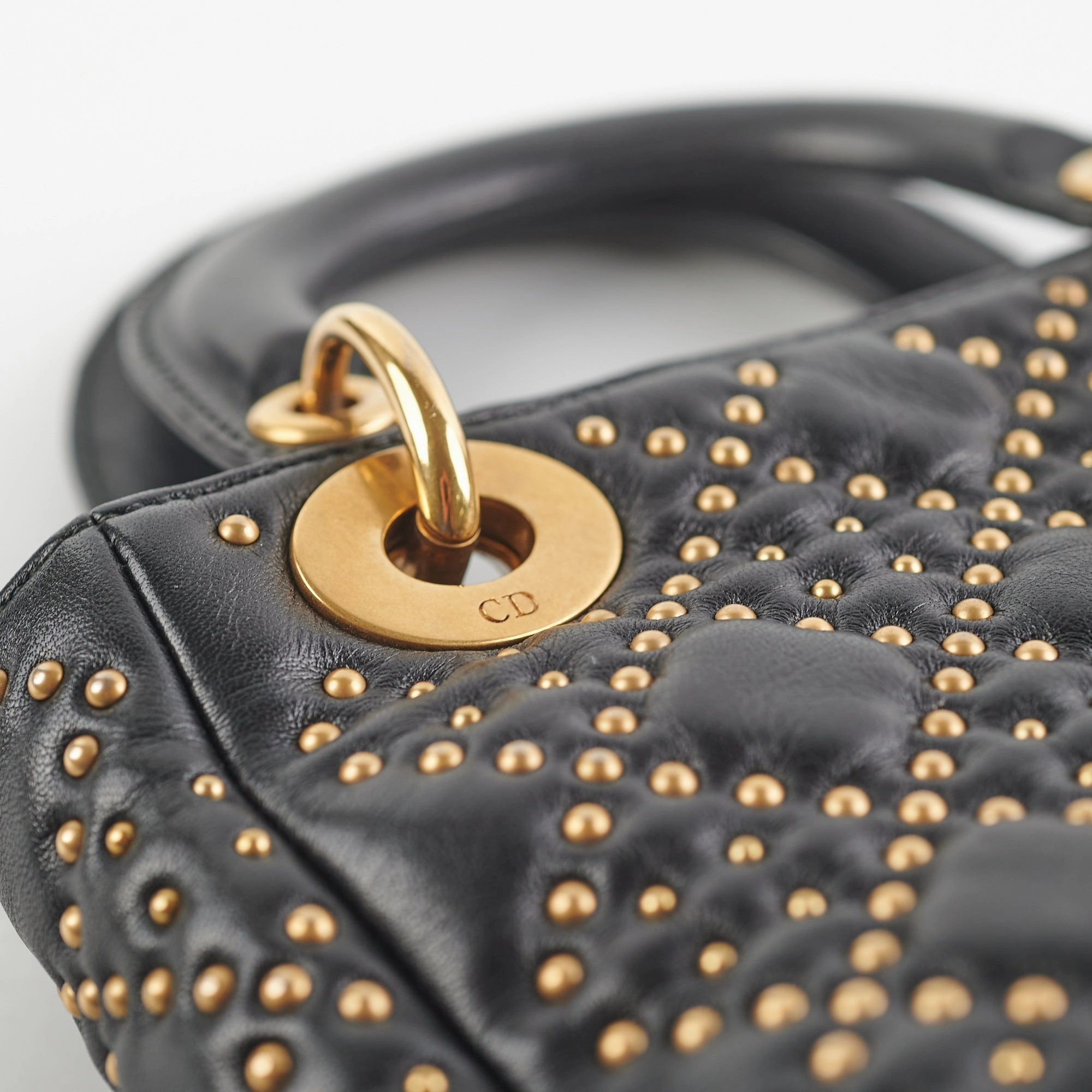 Lady Dior Studded Black Mini
