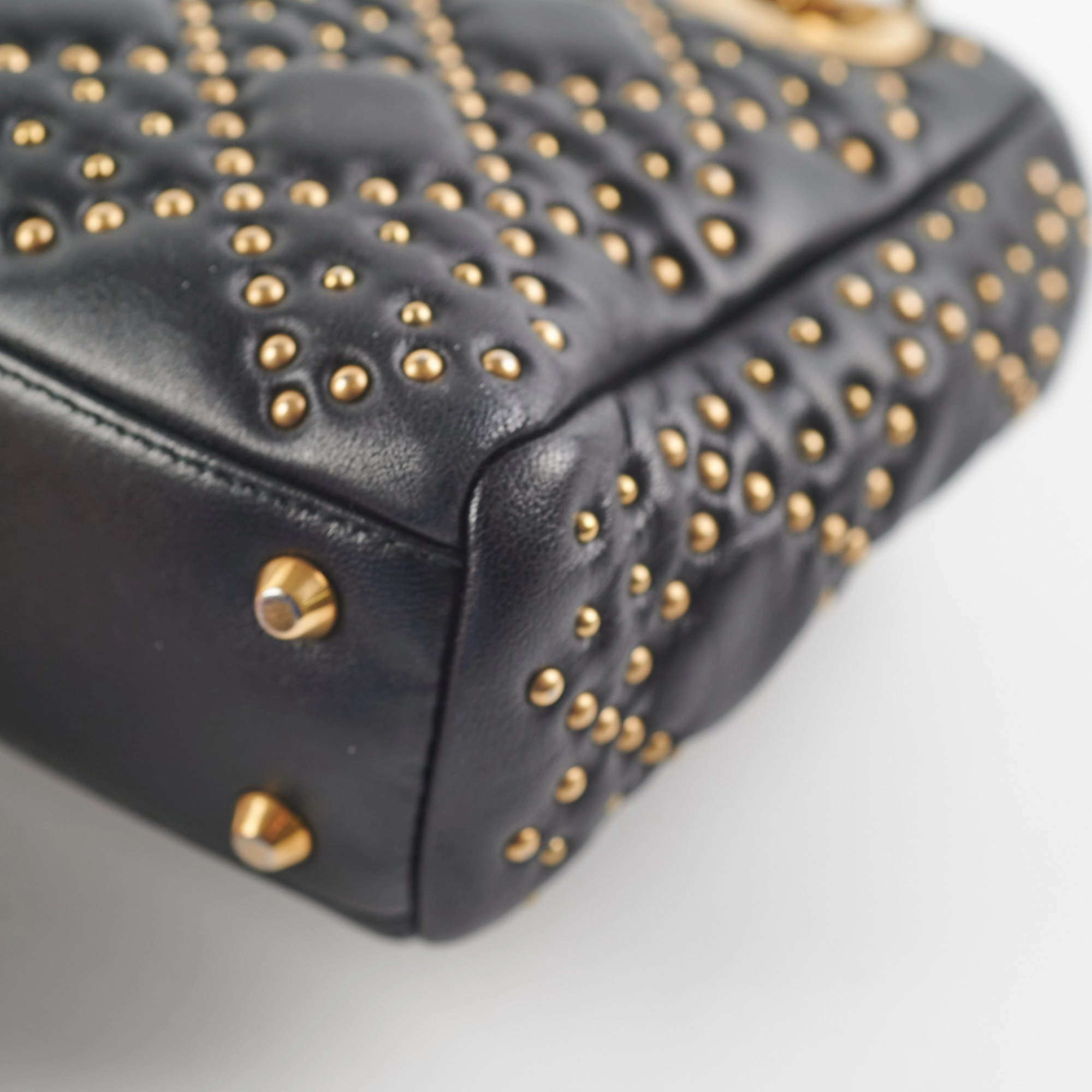 Lady Dior Studded Black Mini