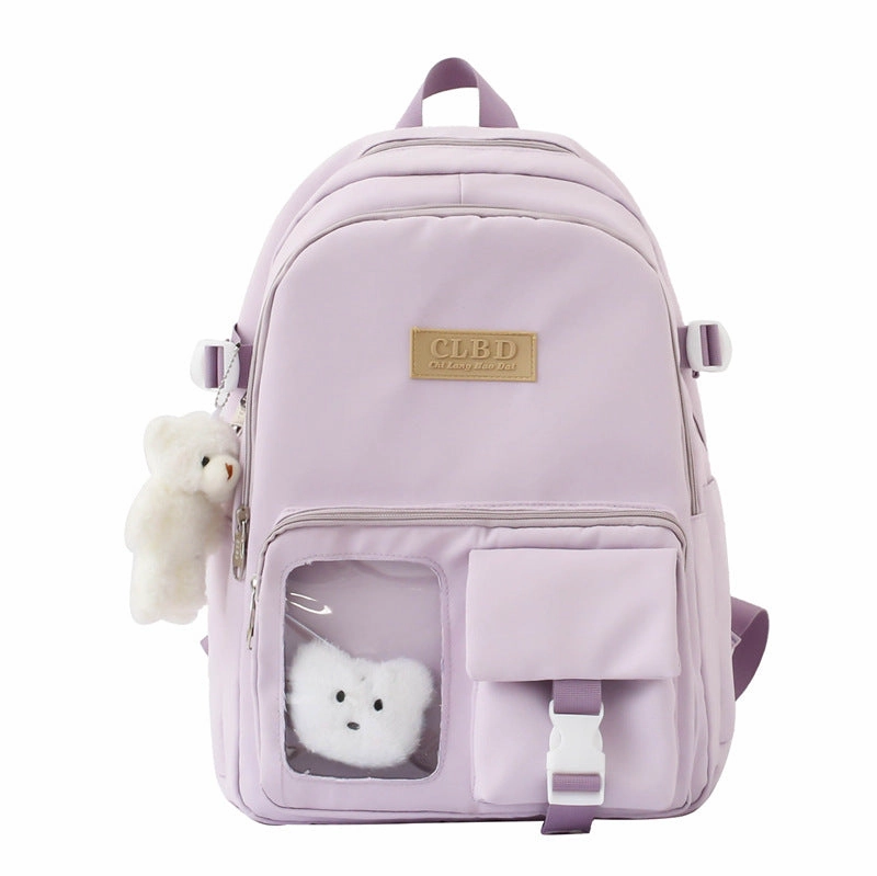 Large capacity junior high school student backpack