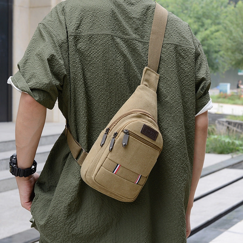 Large Capacity Men's Chest Backpack