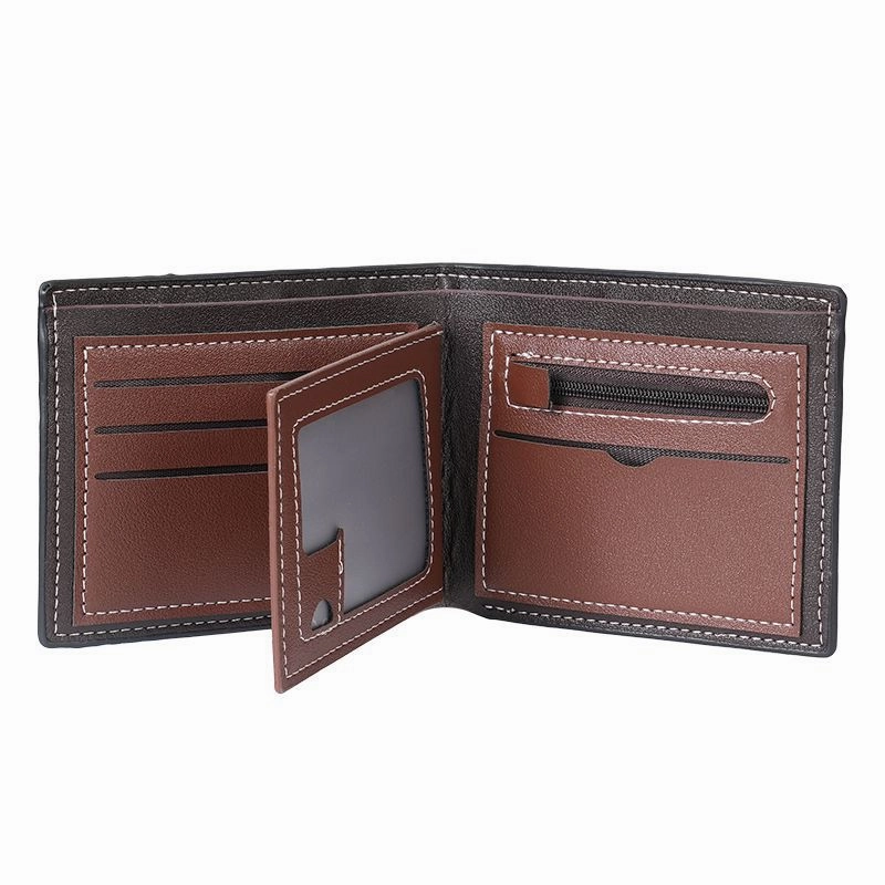 Large capacity men's wallet multi-layer