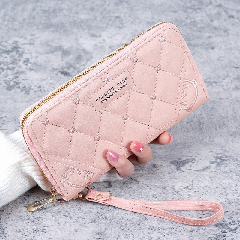 Large capacity mobile phone wallet