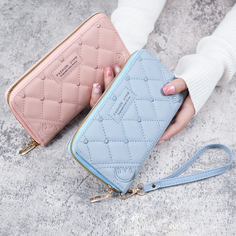 Large capacity mobile phone wallet