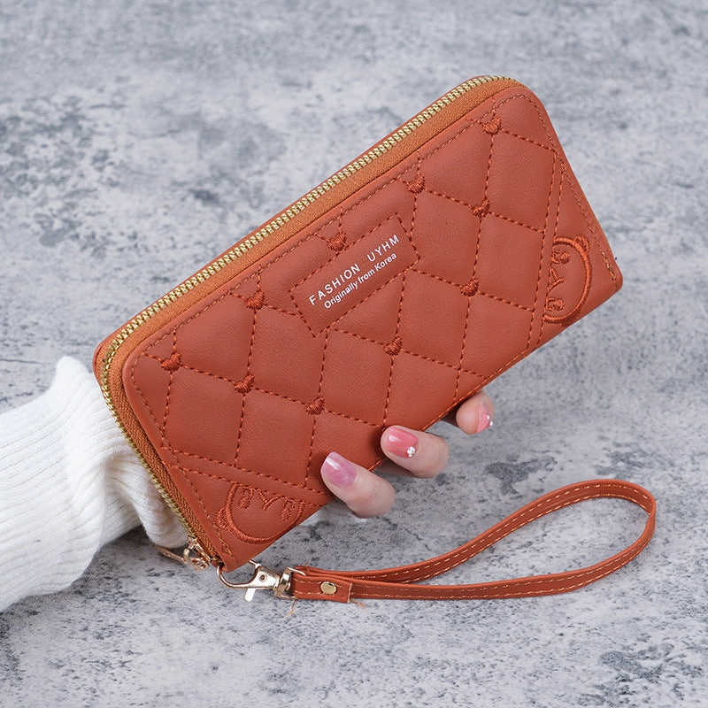Large capacity mobile phone wallet