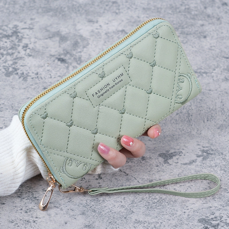 Large capacity mobile phone wallet