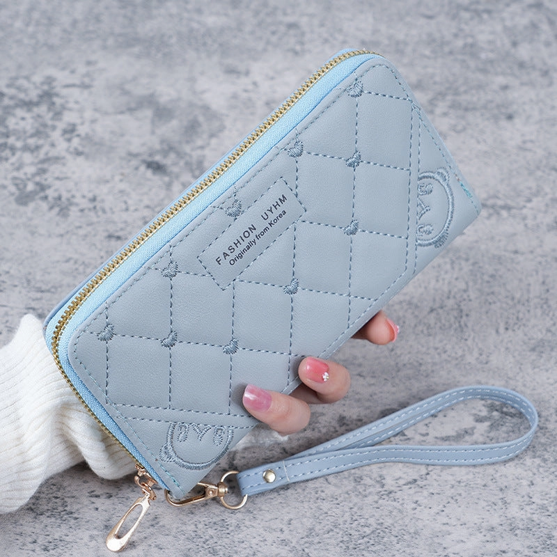 Large capacity mobile phone wallet